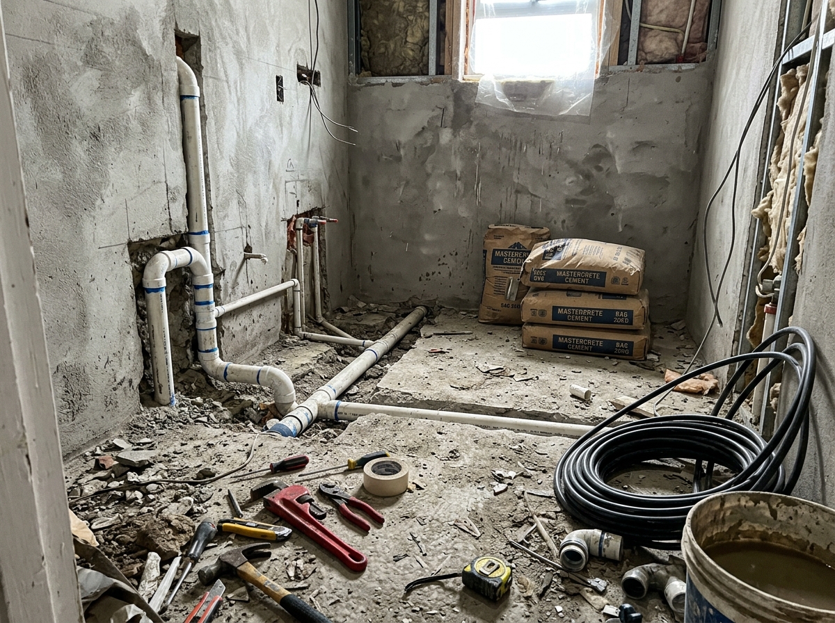 Badkamer verbouwen